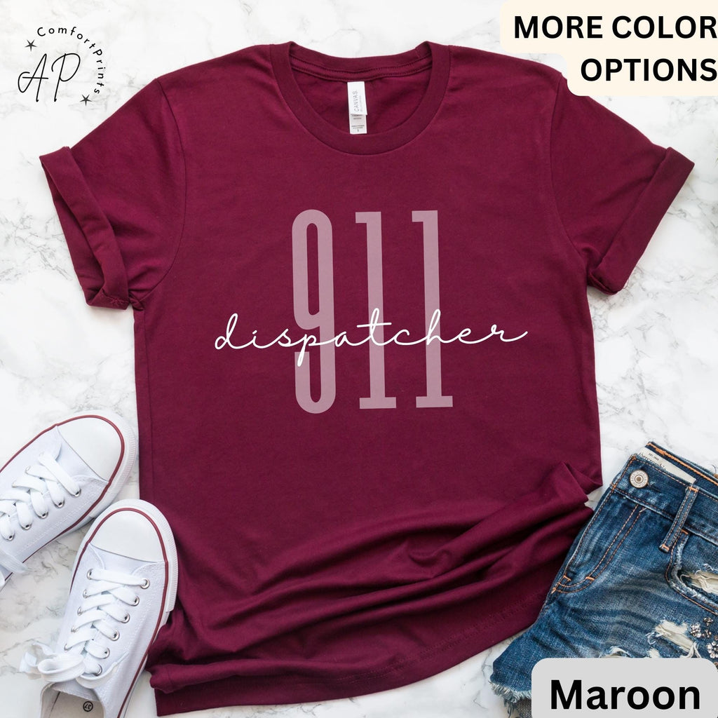 911 Dispatcher Shirt, Emergency T-Shirt, Dispatcher Gift Tee, First Responders, Emergency Medical Dispatcher