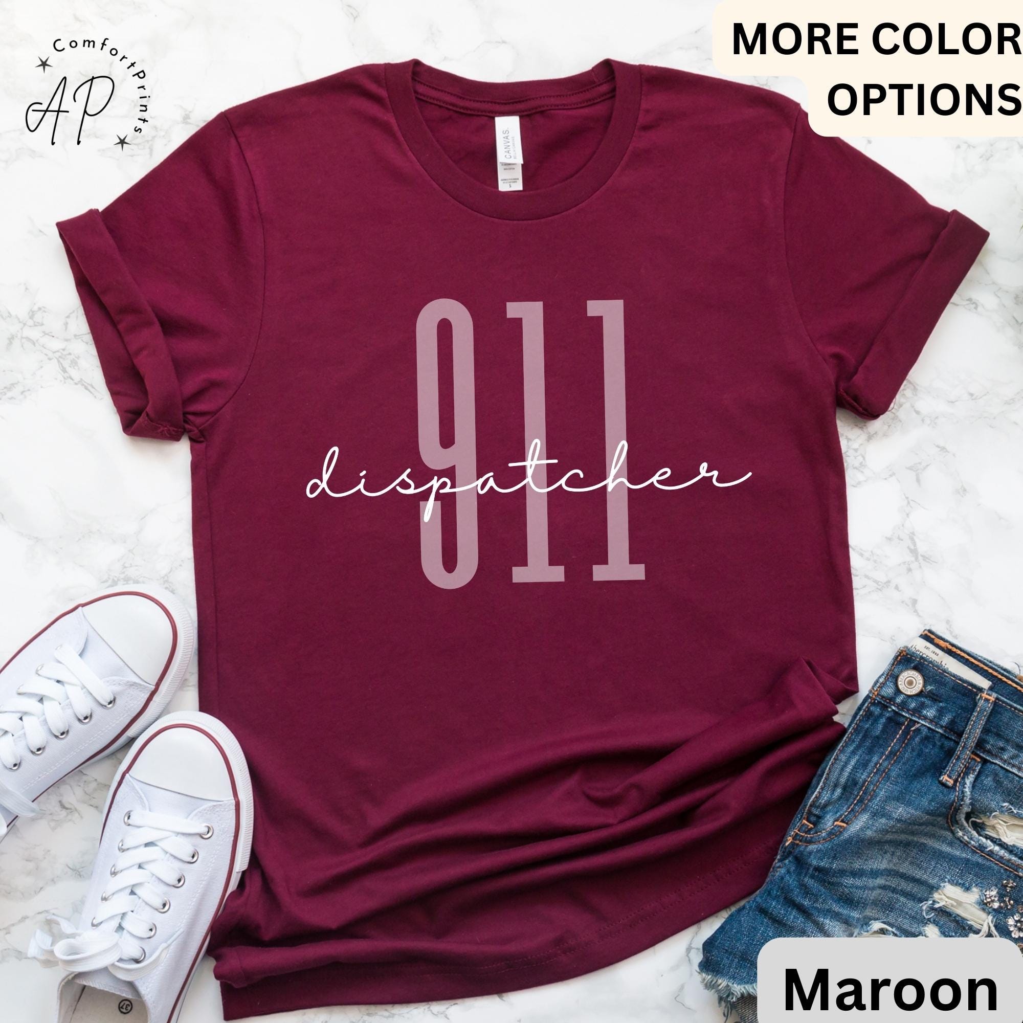 911 Dispatcher Shirt, Emergency T-Shirt, Dispatcher Gift Tee, First Responders, Emergency Medical Dispatcher