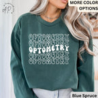 Optometry Comfort Colors® Retro Sweatshirt, Optometry Graduation Gift Sweater, Ophthalmology Tech, Ophthalmologist, Sight Squad