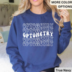 Optometry Comfort Colors® Retro Sweatshirt, Optometry Graduation Gift Sweater, Ophthalmology Tech, Ophthalmologist, Sight Squad