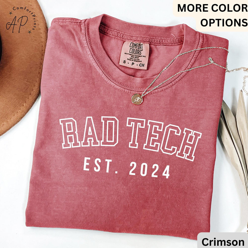 Rad Tech Comfort Colors® T-Shirt, Radiologic Technologist Shirt, Radiographer Tee, Radiology, MRI Tech, X-Ray Technician