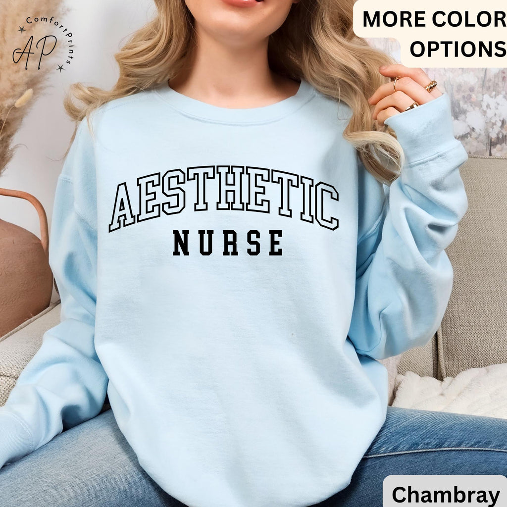 Aesthetic Nurse Comfort Colors® Sweater, Cosmetic Nurse Sweater, Botox Dealer Shirt, Filler Injector Nurse