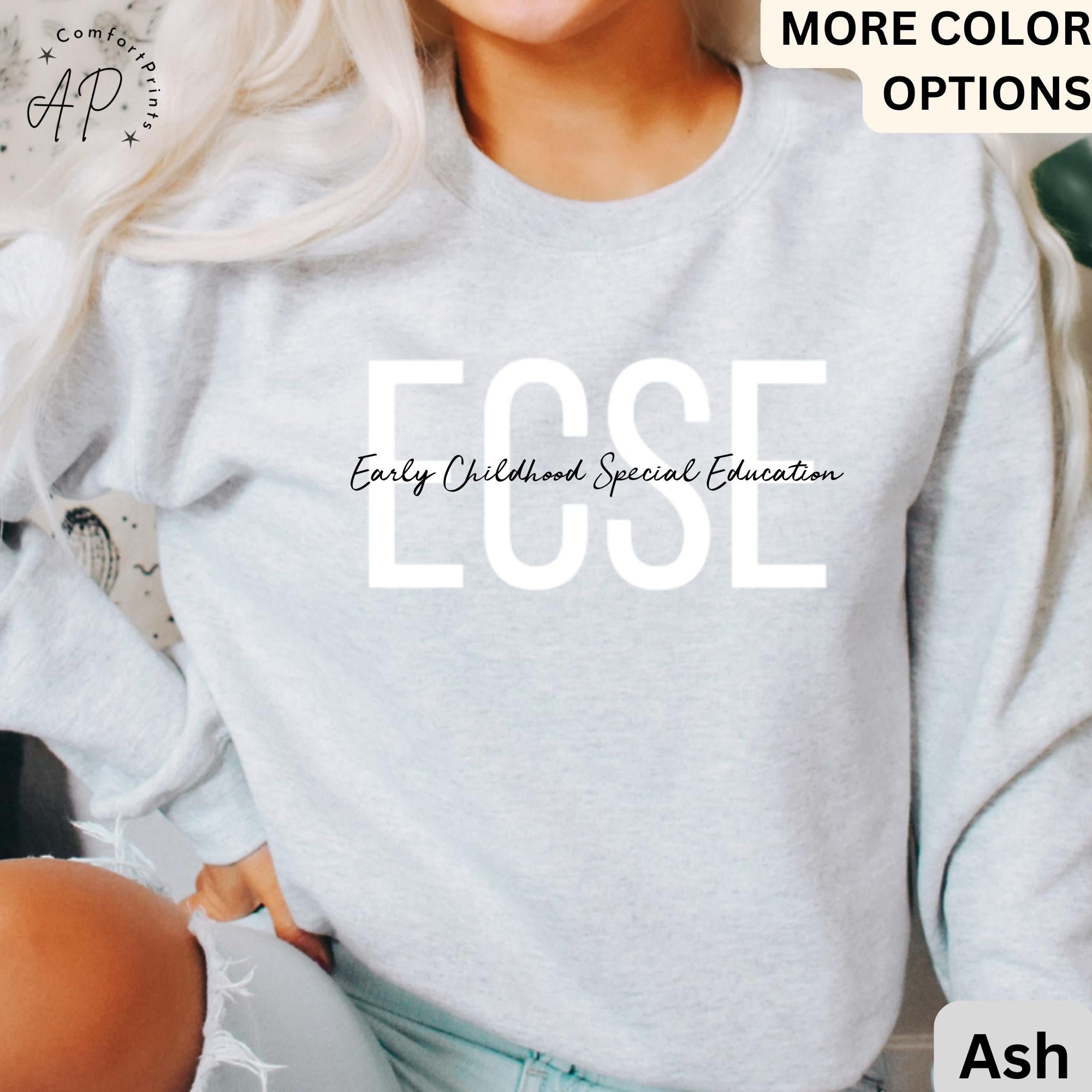 Early Childhood Special Education Sweatshirt, ECSE Sweater, Daycare Teacher Shirt, Early Childhood T-Shirt, Daycare Babysitter Tee