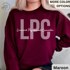 Licensed Professional Counselor Sweatshirt, LPC Sweater, School Counselor Hoodie, LPC Student Grad Shirt, Counseling Office T-Shirt