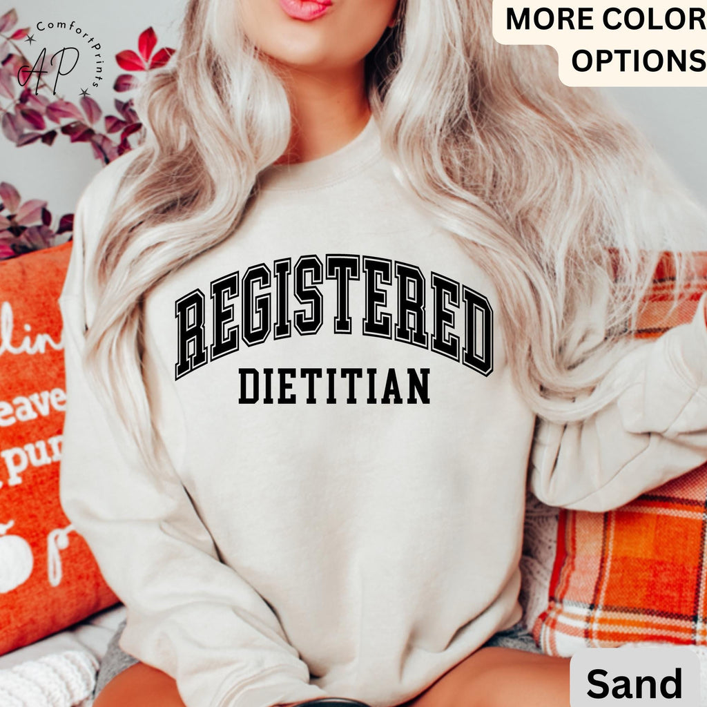 Registered Dietitian Sweatshirt, Dietitian Nutritionist Sweater, Nutrition Graduation Gift for Dietitian