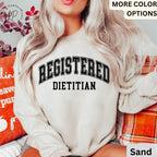 Registered Dietitian Sweatshirt, Dietitian Nutritionist Sweater, Nutrition Graduation Gift for Dietitian