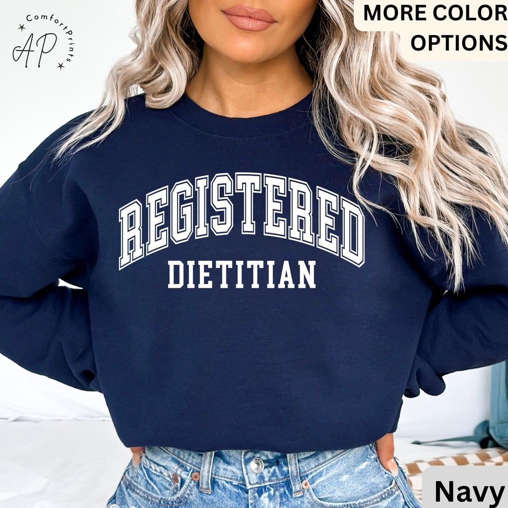 Registered Dietitian Sweatshirt, Dietitian Nutritionist Sweater, Nutrition Graduation Gift for Dietitian