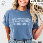 Newborn Photographer Comfort Colors® Retro T-Shirt, Baby Photography Shirt, Baby Whisperer Tee