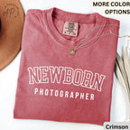 Newborn Photographer Comfort Colors® Retro T-Shirt, Baby Photography Shirt, Baby Whisperer Tee