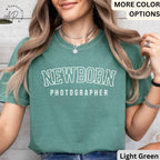 Newborn Photographer Comfort Colors® Retro T-Shirt, Baby Photography Shirt, Baby Whisperer Tee
