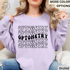 Optometry Comfort Colors® Retro Sweatshirt, Optometry Graduation Gift Sweater, Ophthalmology Tech, Ophthalmologist, Sight Squad