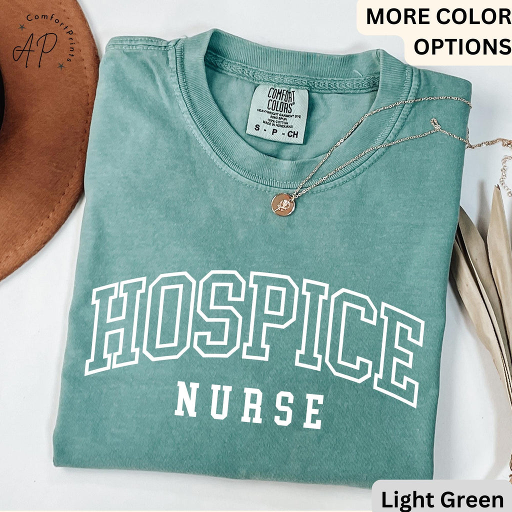 Hospice Nurse Comfort Colors® T-Shirt, Hospice Squad Shirt, Registered Nurse Student Tee, Hospice Care Graduation, Nurse Appreciation Shirt