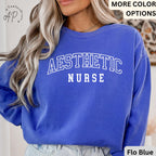 Aesthetic Nurse Comfort Colors® Sweater, Cosmetic Nurse Sweater, Botox Dealer Shirt, Filler Injector Nurse