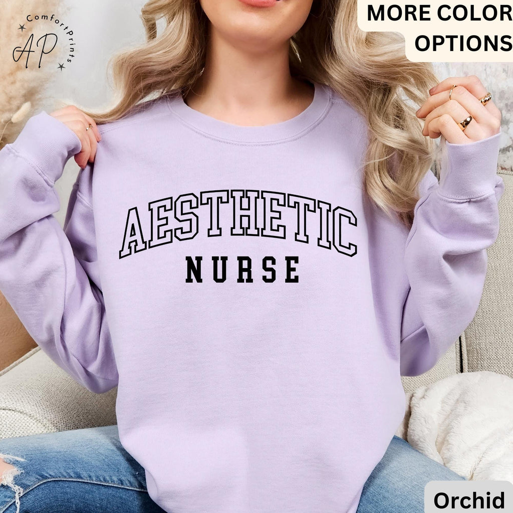 Aesthetic Nurse Comfort Colors® Sweater, Cosmetic Nurse Sweater, Botox Dealer Shirt, Filler Injector Nurse