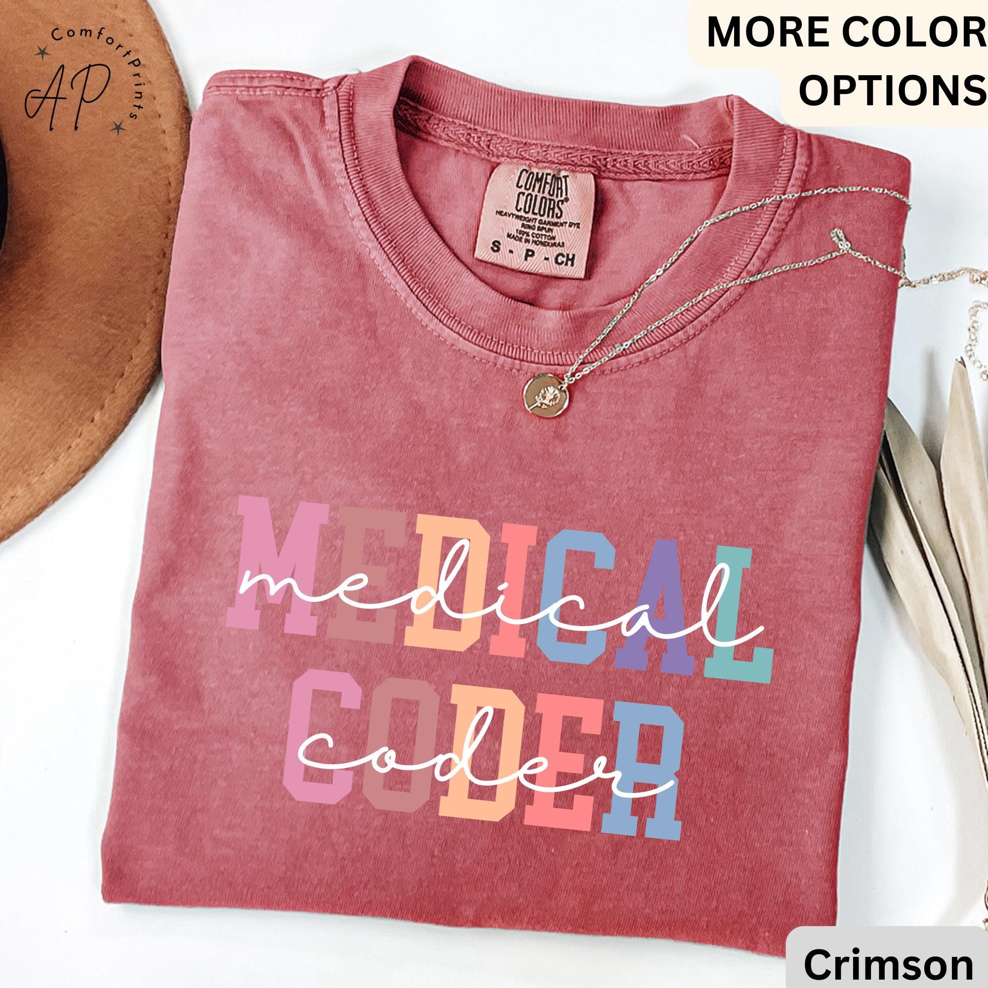 Medical Coder Comfort Colors® Shirt, Medical Coding Grad Gift, T-Shirt for Medical Specialist