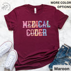 Medical Coder T-Shirt, Medical Coding Grad Gift, Shirt for Medical Specialist