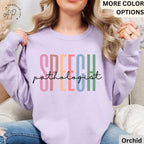 Speech Pathologist Comfort Colors® Sweatshirt, Speech Language Pathologist Sweatshirt, Speech Therapy Hoodie, Speech Teacher, SLP Graduation