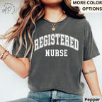 Registered Nurse Comfort Colors® Shirt, RN Nurse T-Shirt, Nursing School, CNA Nursing Student Graduate, Future Nurse