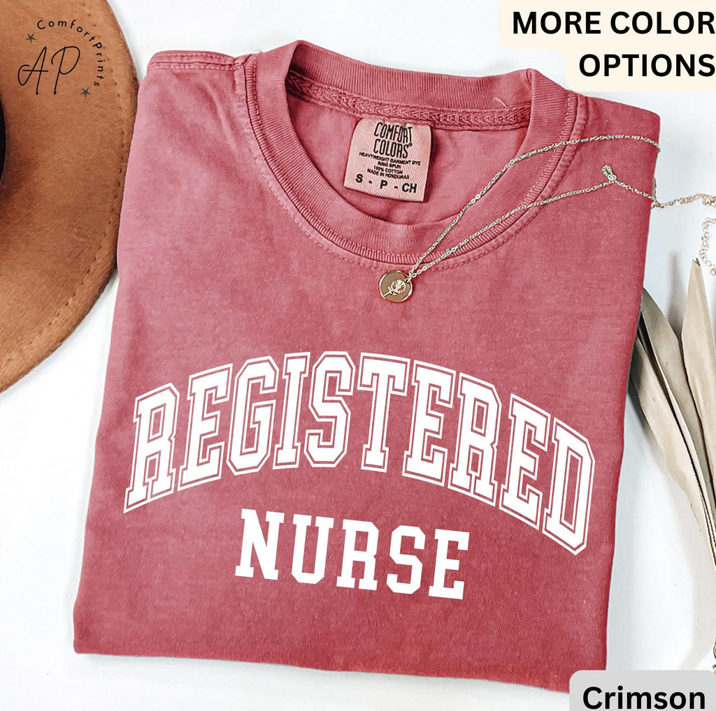 Registered Nurse Comfort Colors® Shirt, RN Nurse T-Shirt, Nursing School, CNA Nursing Student Graduate, Future Nurse