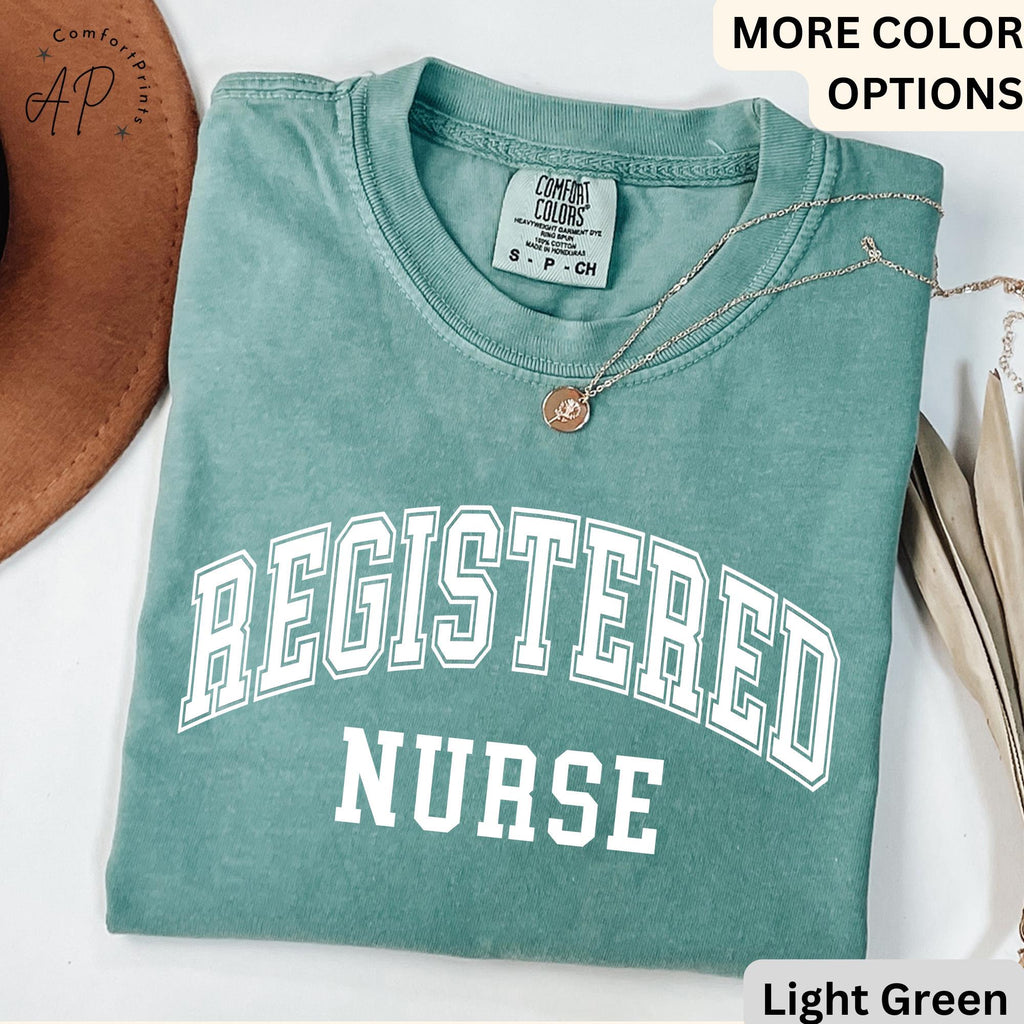 Registered Nurse Comfort Colors® Shirt, RN Nurse T-Shirt, Nursing School, CNA Nursing Student Graduate, Future Nurse