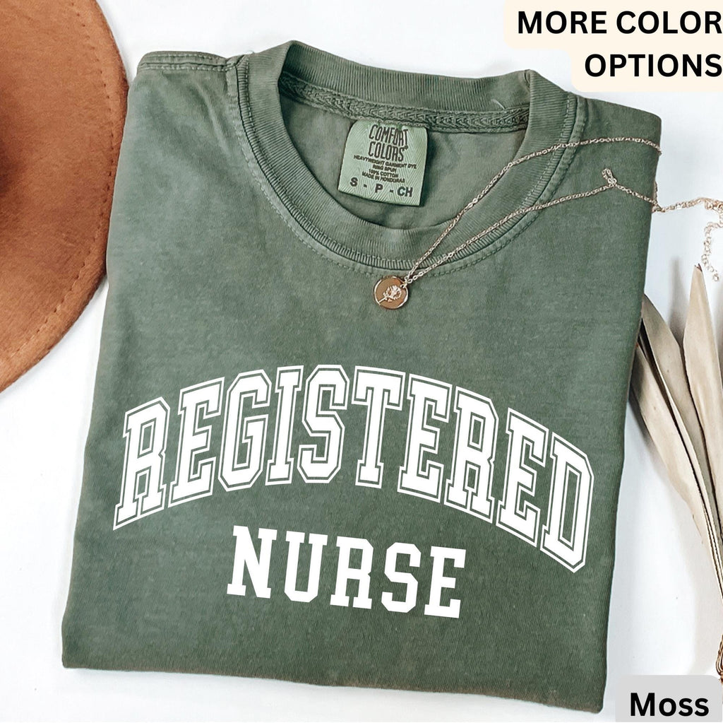 Registered Nurse Comfort Colors® Shirt, RN Nurse T-Shirt, Nursing School, CNA Nursing Student Graduate, Future Nurse