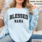 Blessed Nana Comfort Colors® Sweatshirt, Nanny Life Sweater, Granny Gift, Grandmother Nana, Mother's Day Gift