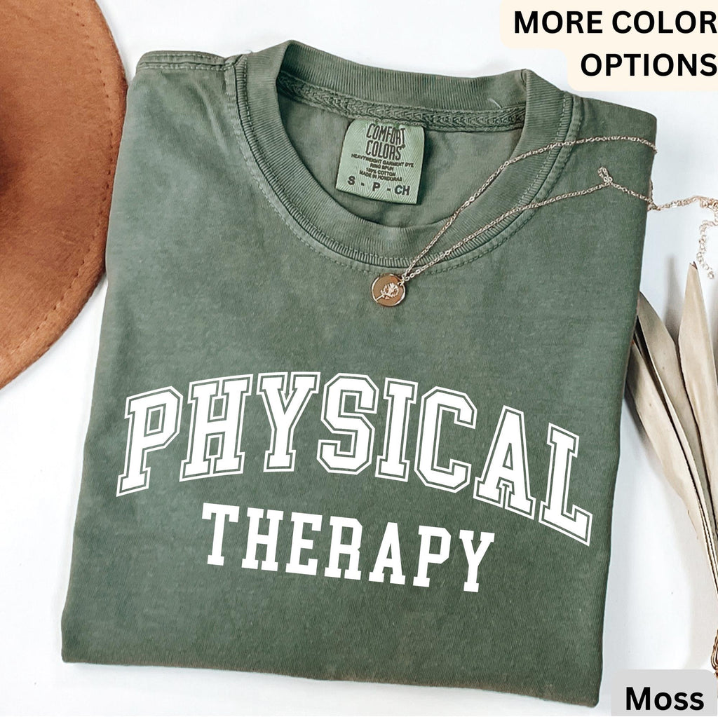 Physical Therapy Comfort Colors® Shirt, PTA T-Shirt, Therapist Student Tee, Physiotherapy, Gift For Physical