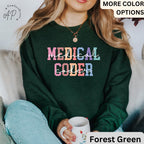 Medical Coder Sweatshirt, Sweater for Medical Specialist, Medical Coding Grad Gift
