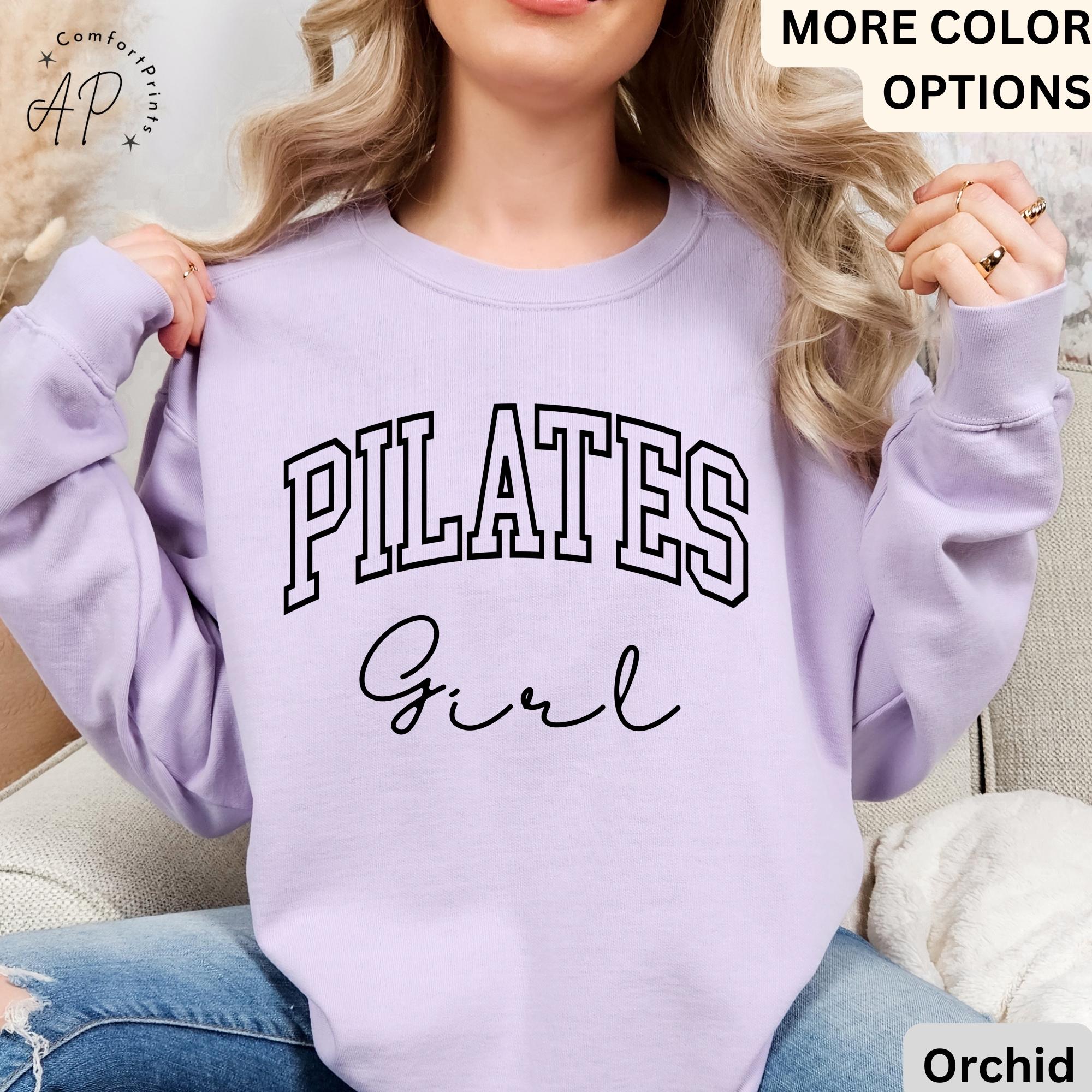 Pilates Girl Comfort Colors® Sweatshirt, Pilates Life Sweater, Pilates Lover, Gift for Pilates Instructor