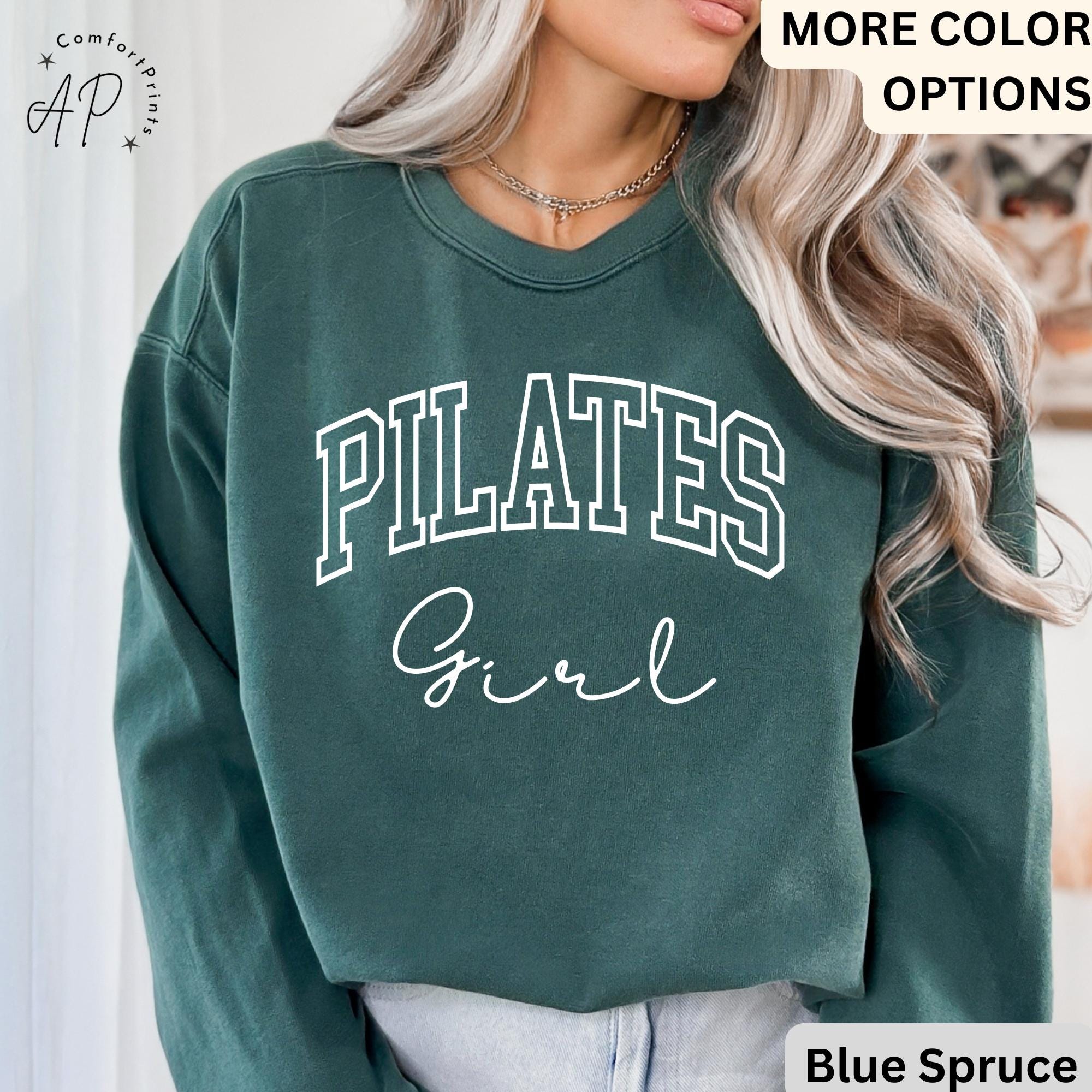Pilates Girl Comfort Colors® Sweatshirt, Pilates Life Sweater, Pilates Lover, Gift for Pilates Instructor