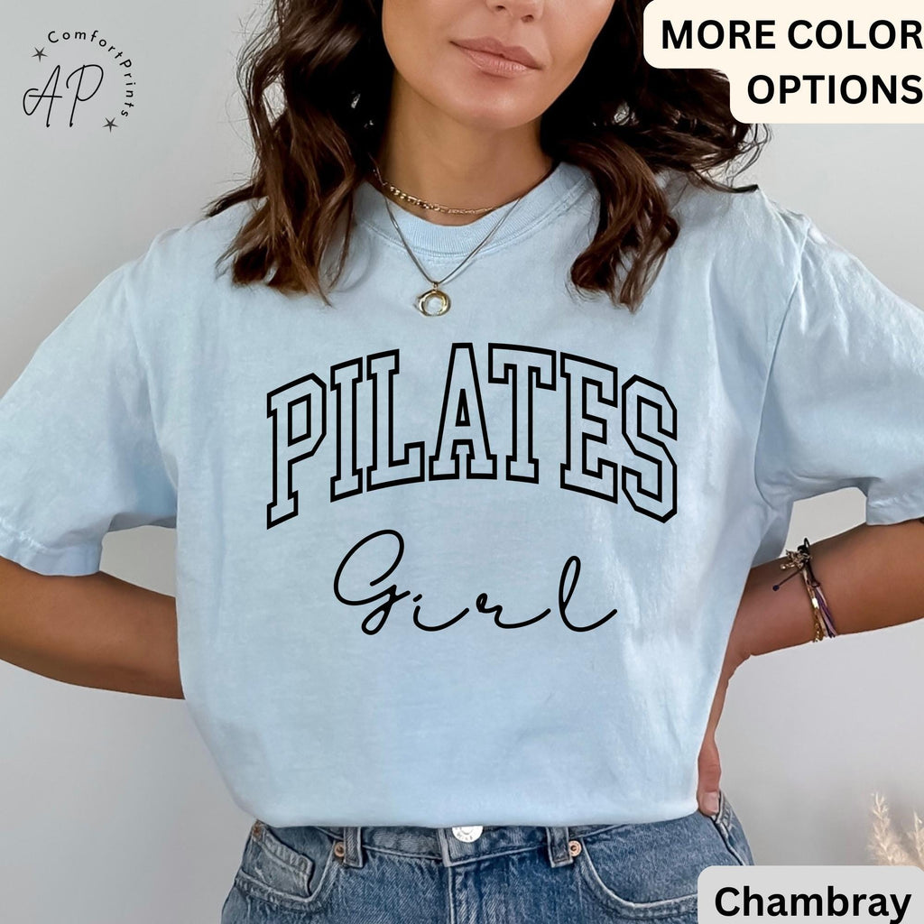 Pilates Girl Comfort Colors® T-Shirt, Pilates Life Shirt, Pilates Lover Tee, Gift for Pilates Instructor