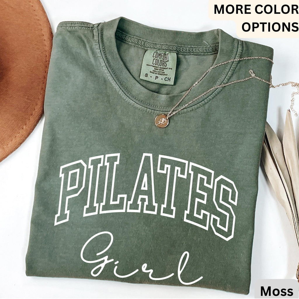 Pilates Girl Comfort Colors® T-Shirt, Pilates Life Shirt, Pilates Lover Tee, Gift for Pilates Instructor
