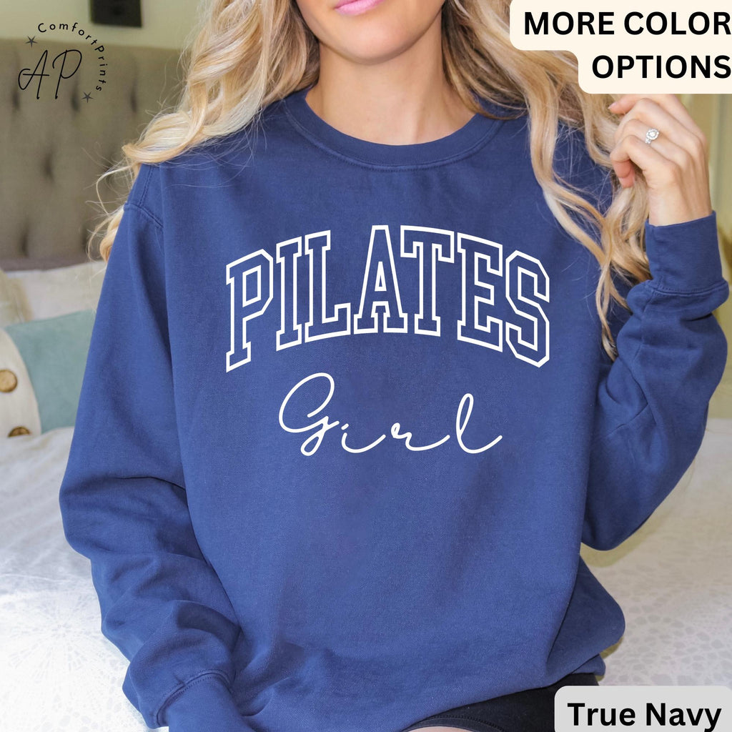 Pilates Girl Comfort Colors® Sweatshirt, Pilates Life Sweater, Pilates Lover, Gift for Pilates Instructor