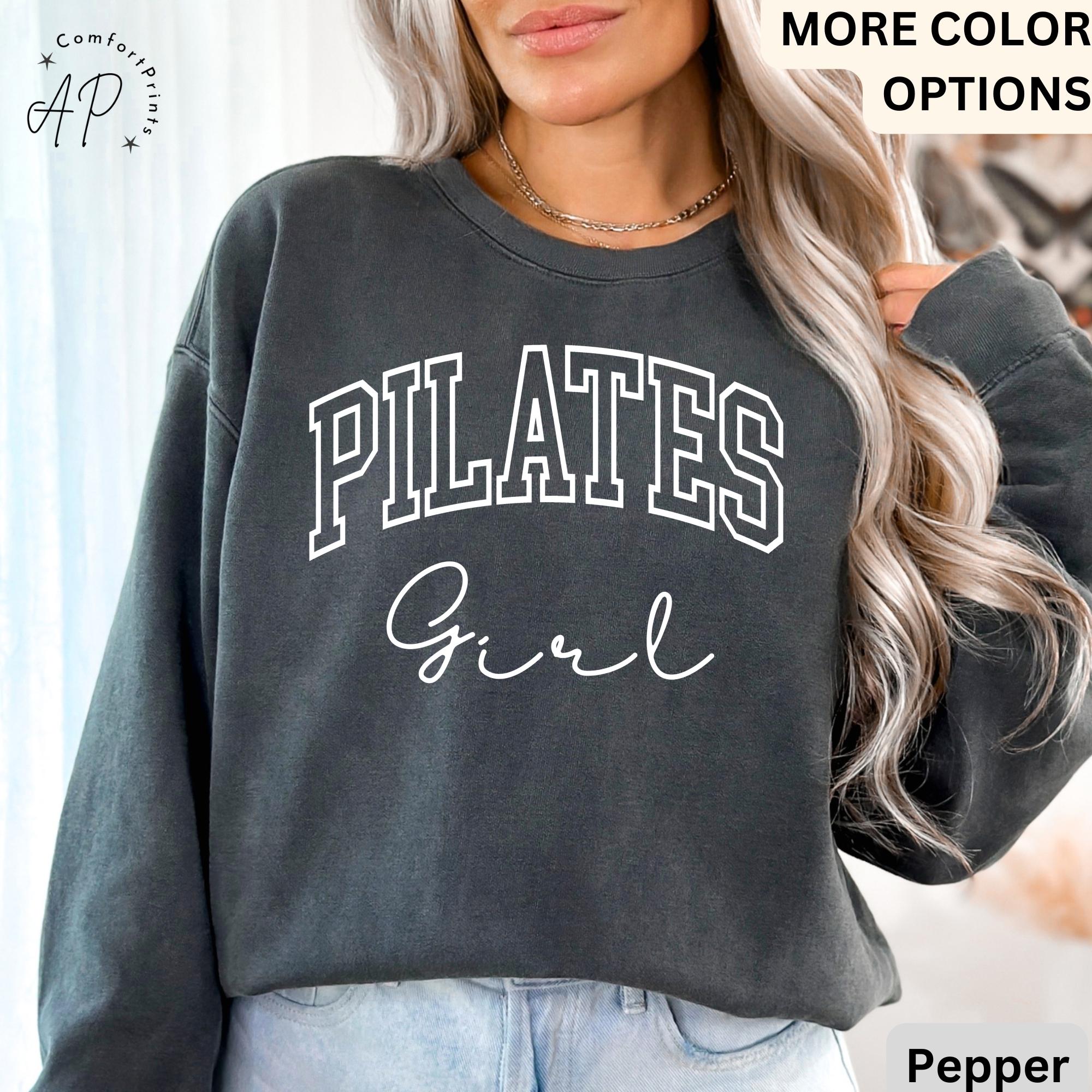 Pilates Girl Comfort Colors® Sweatshirt, Pilates Life Sweater, Pilates Lover, Gift for Pilates Instructor