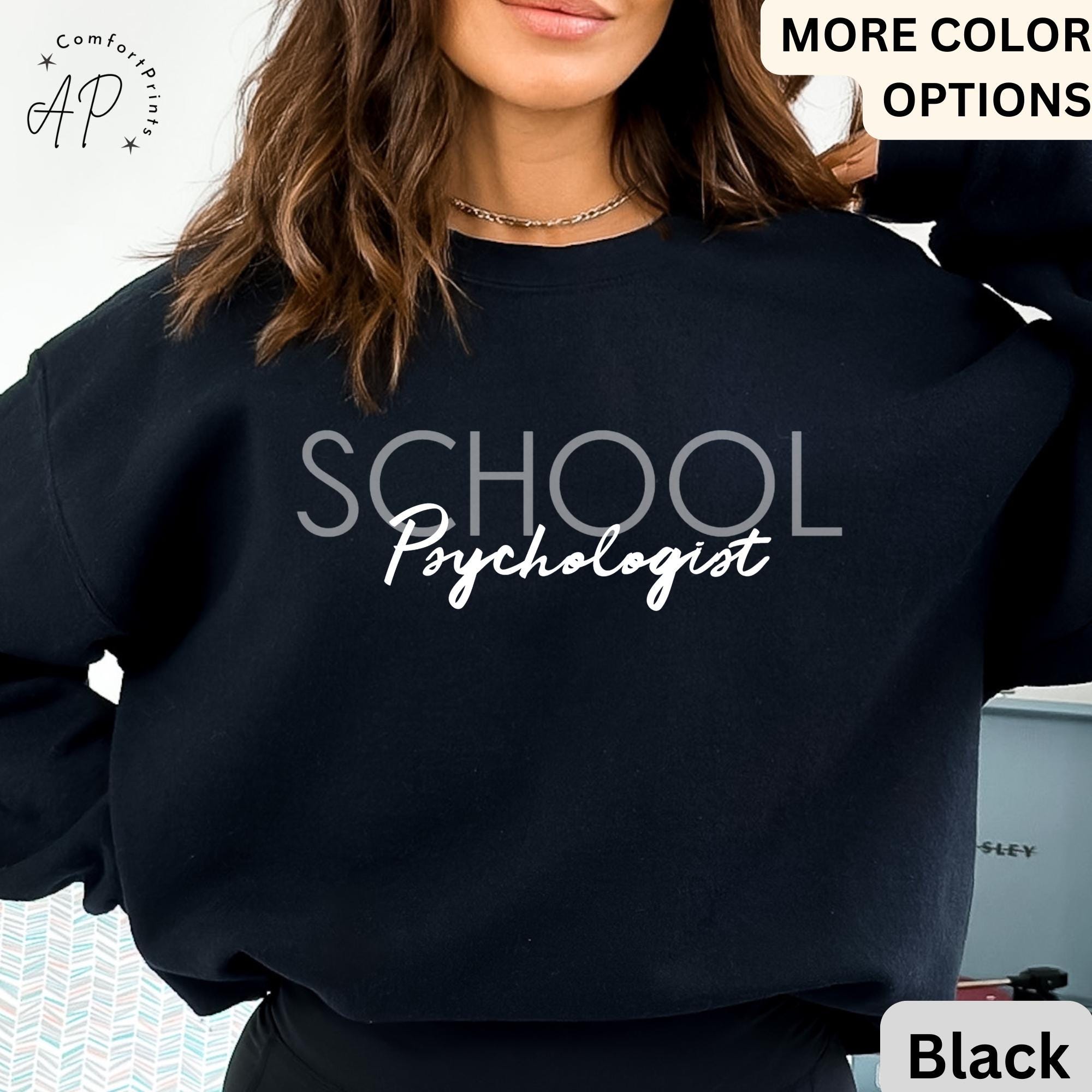 School Psychologist Sweatshirt | School Counselor Shirt | School Psych Sweater | LPC Hoodie | Teacher T-Shirt | Guidance Counselor Tee