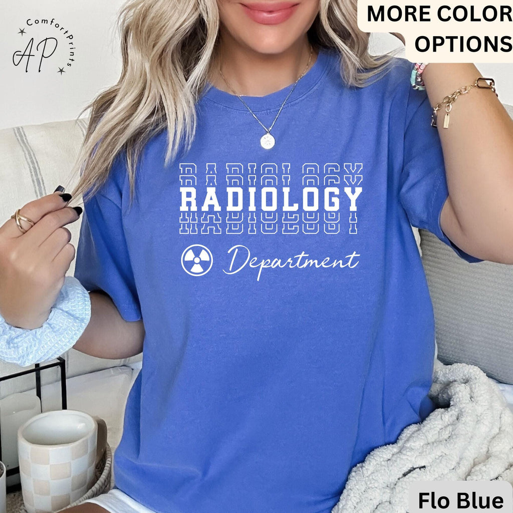 Radiology Comfort Colors® Shirt, Radiology Department T-Shirt, RAD Tech Tee, Gift for Xray Tech, MRI, CT, Mammography