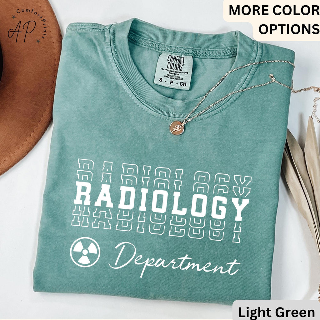Radiology Comfort Colors® Shirt, Radiology Department T-Shirt, RAD Tech Tee, Gift for Xray Tech, MRI, CT, Mammography
