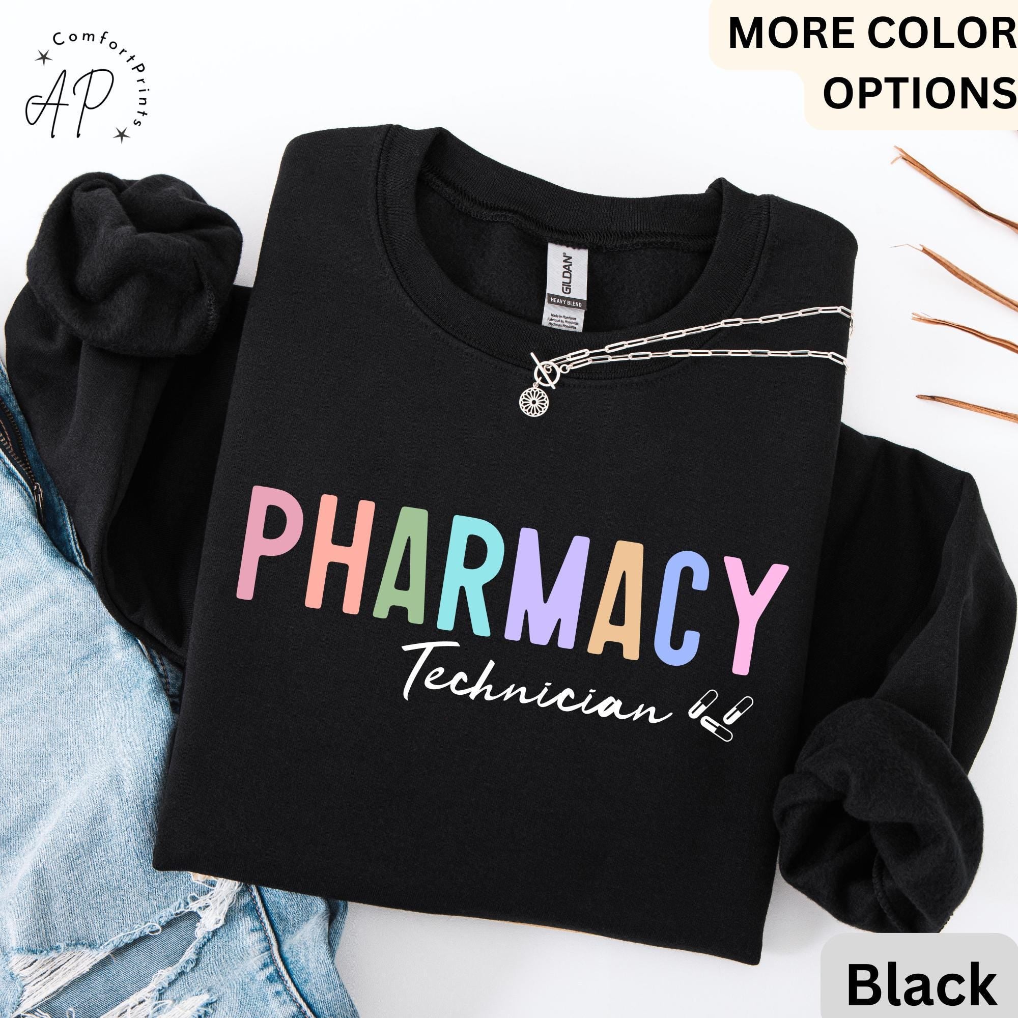 Pharmacy Technician Sweater, Pharmacy Gift Sweatshirt, RX Pharmacy Tech Shirt, Pharmacy Squad T-Shirt, Pharmacy Student Tee