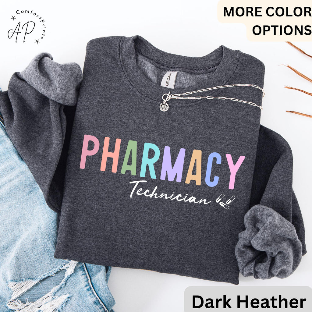 Pharmacy Technician Sweater, Pharmacy Gift Sweatshirt, RX Pharmacy Tech Shirt, Pharmacy Squad T-Shirt, Pharmacy Student Tee