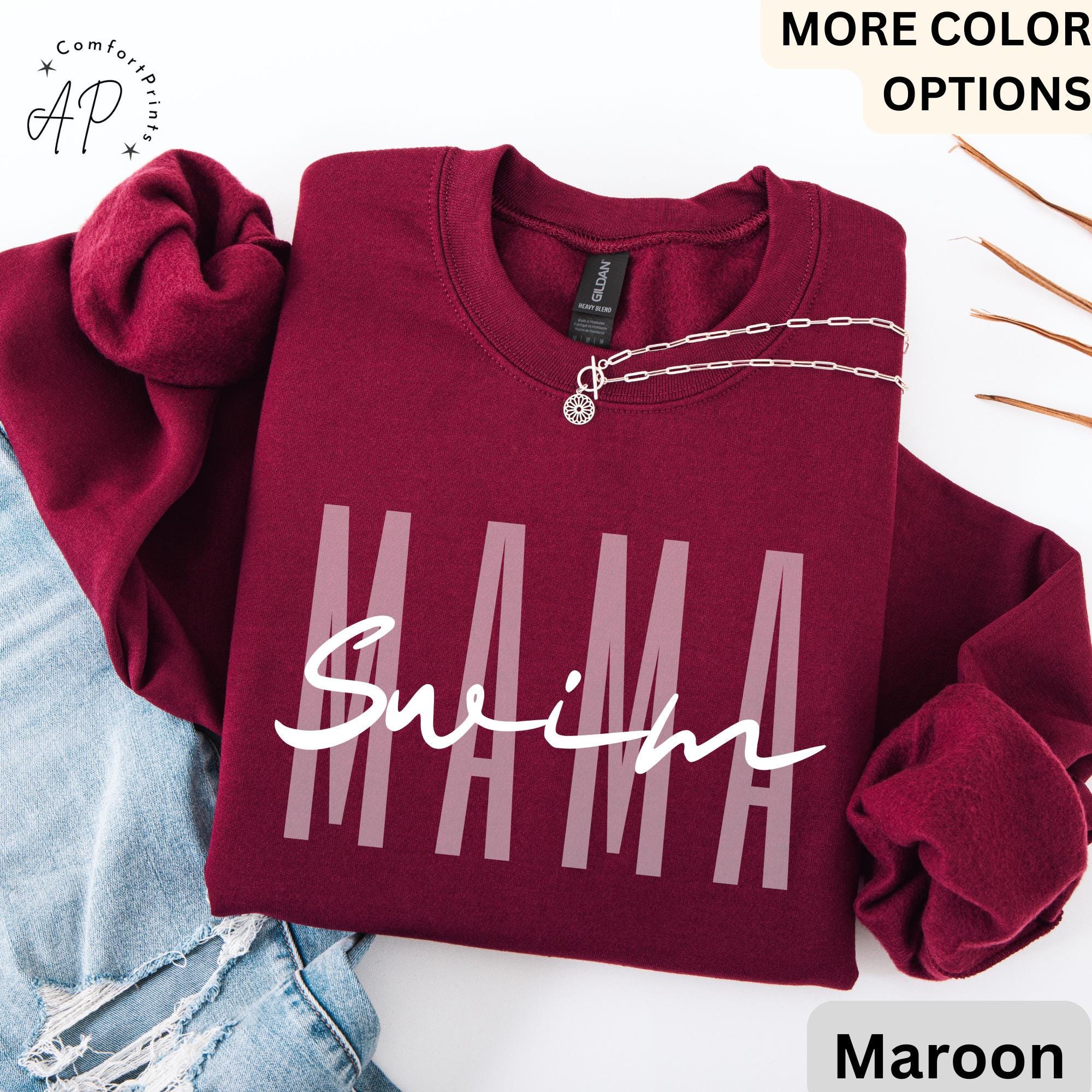 Swim Mama Sweatshirt, Swim Mom Sweater, Swim Team Shirt, Swim Teacher T-Shirt, Swimming Team Tee, Swim Coach Hoodie