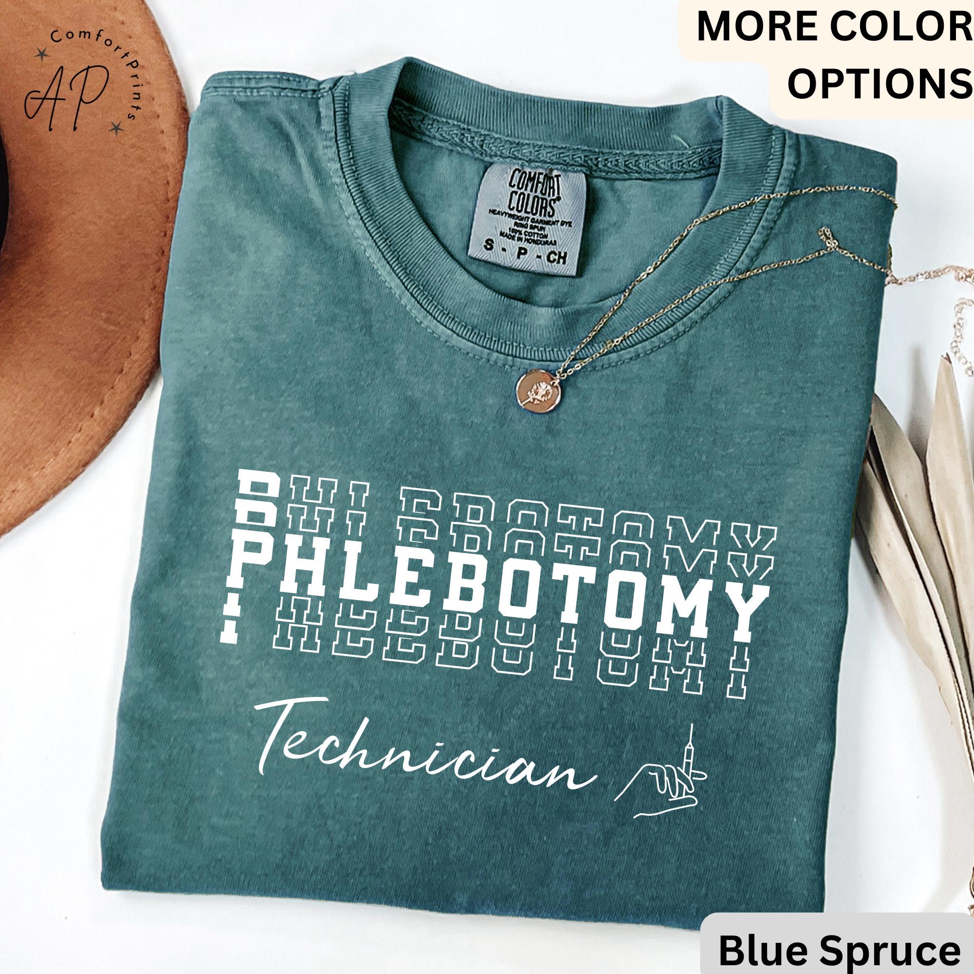 Phlebotomy Technician Comfort Colors® Shirt, Phlebotomist T-Shirt, Laboratory Tech Tee, Gift for Phlebotomy Tech