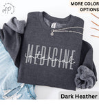 Internal Medicine Sweatshirt, Women in Medicine Sweater, Future Physician Shirt, Medical School Student T-Shirt, MD Grad Tee
