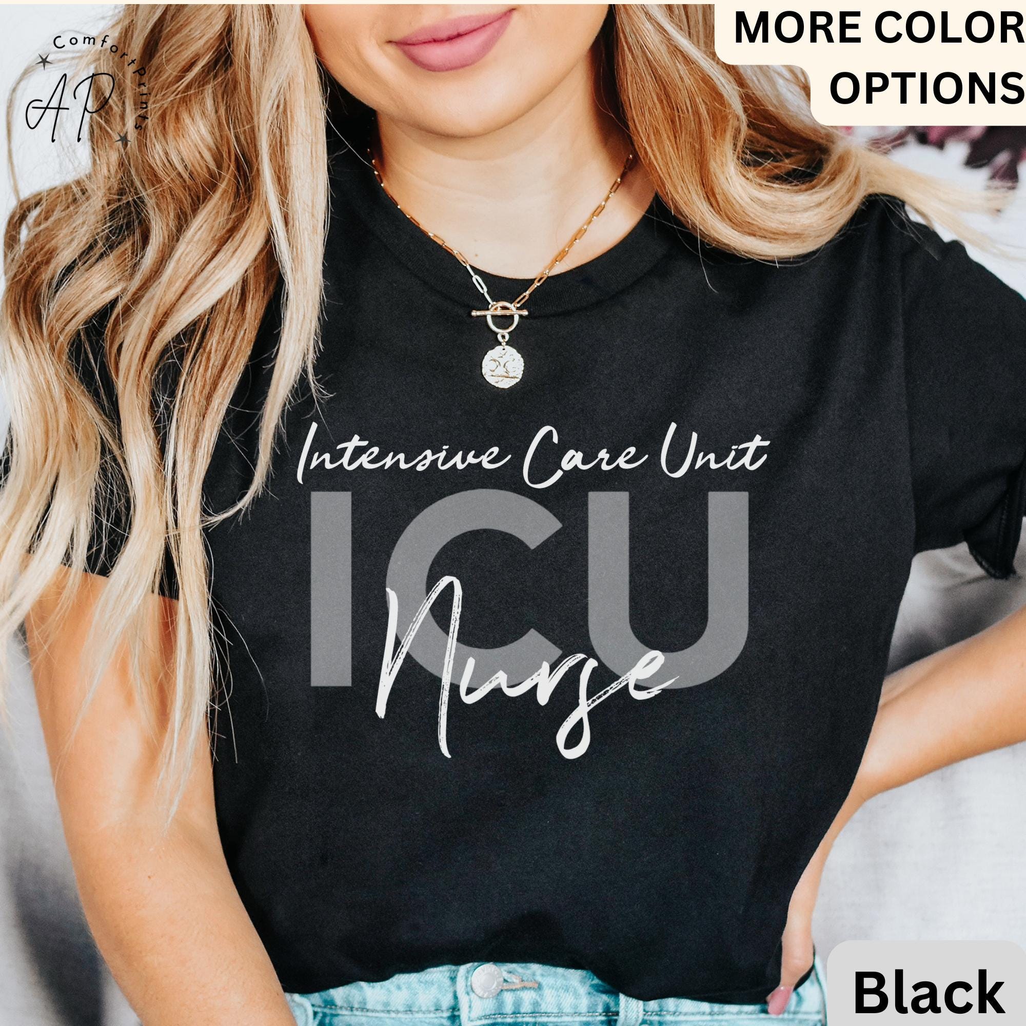 ICU Intensive Care Unit Nurse Shirt, PICU Nursing School Student T-Shirt, Emergency Registered Nurse Grad Shirt, Nurse in Training Sweater