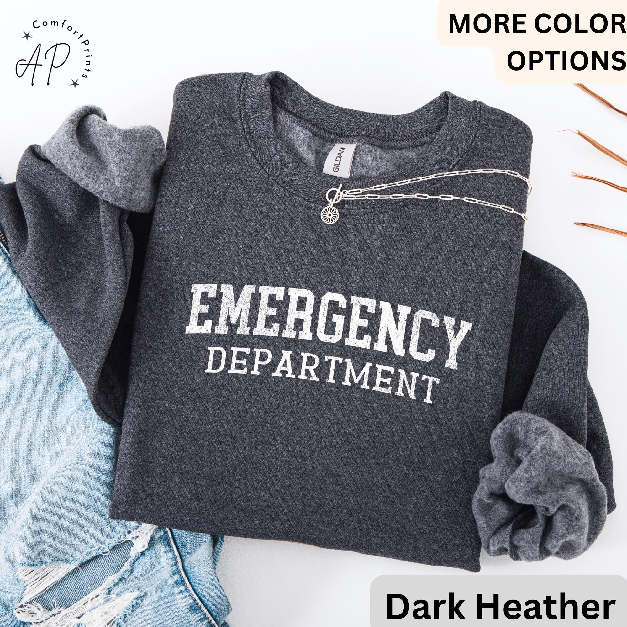 Emergency Department Sweatshirt, ER Nurse Sweater, Emergency Medicine Nurse, Emergency Nurse, Gift for Nurse