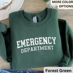 Emergency Department Sweatshirt, ER Nurse Sweater, Emergency Medicine Nurse, Emergency Nurse, Gift for Nurse