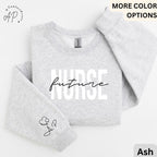 Personalized Future Nurse Sweatshirt, Nursing School Student Sweater, Registered Nurse Grad Shirt, Nurse in Training Hoodie