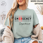 Emergency Department Comfort Colors® T-Shirt, ER Nurse Shirt, Emergency Medicine Nurse Tee, Emergency Nurse, Gift for Nurse