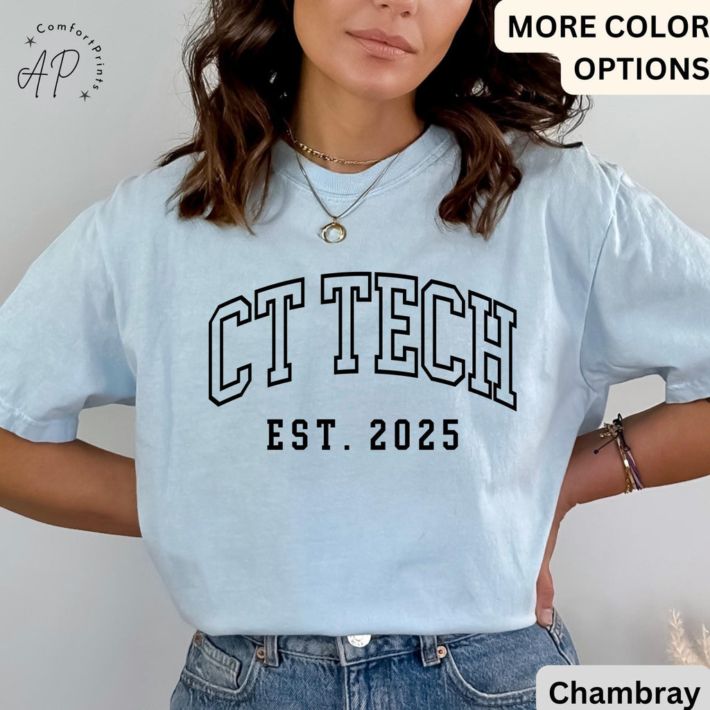 CT Technologist Comfort Colors® T-Shirt, CT Scan Technologist Shirt, Computed Tomography Tee, CAT Scan Tech