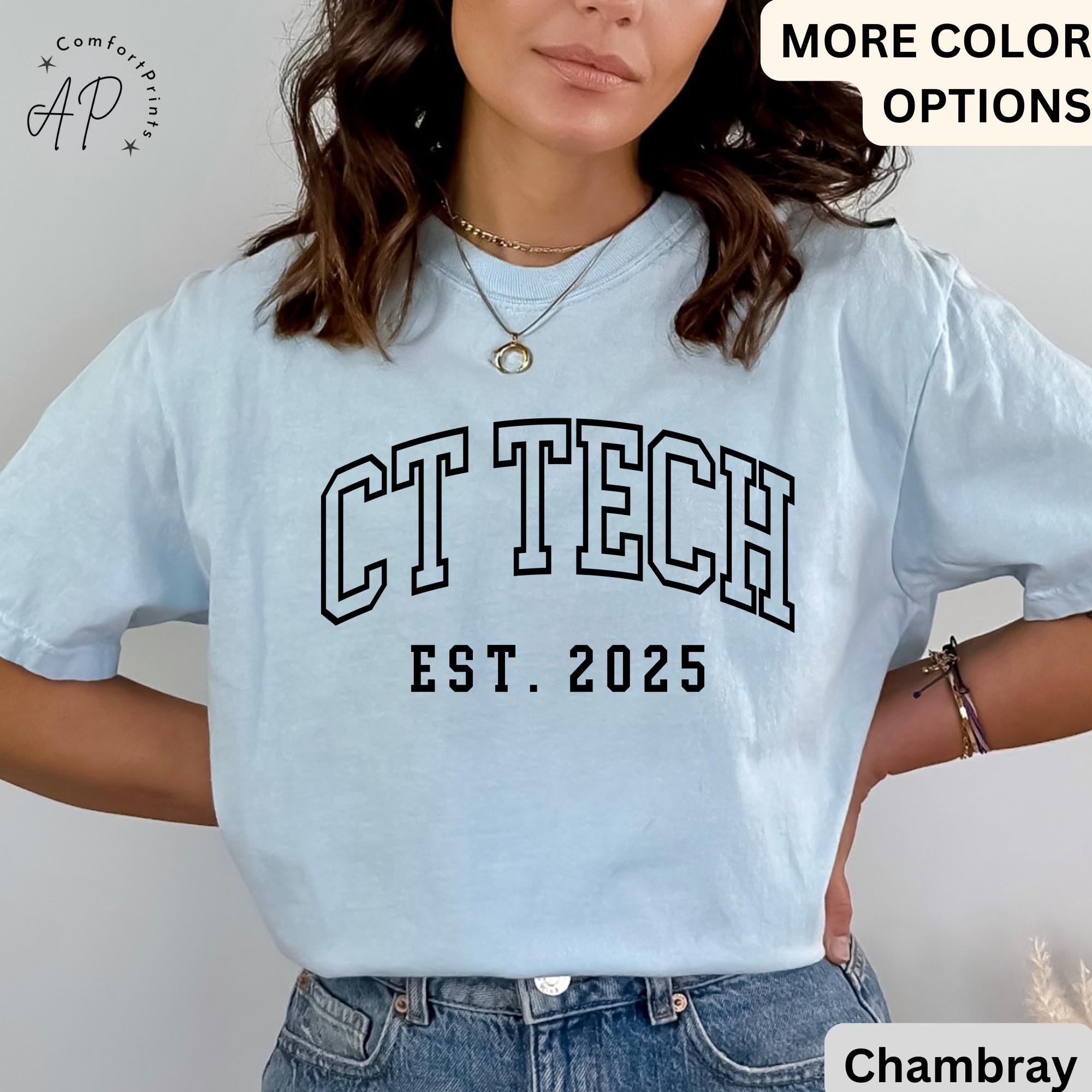 CT Technologist Comfort Colors® T-Shirt, CT Scan Technologist Shirt, Computed Tomography Tee, CAT Scan Tech