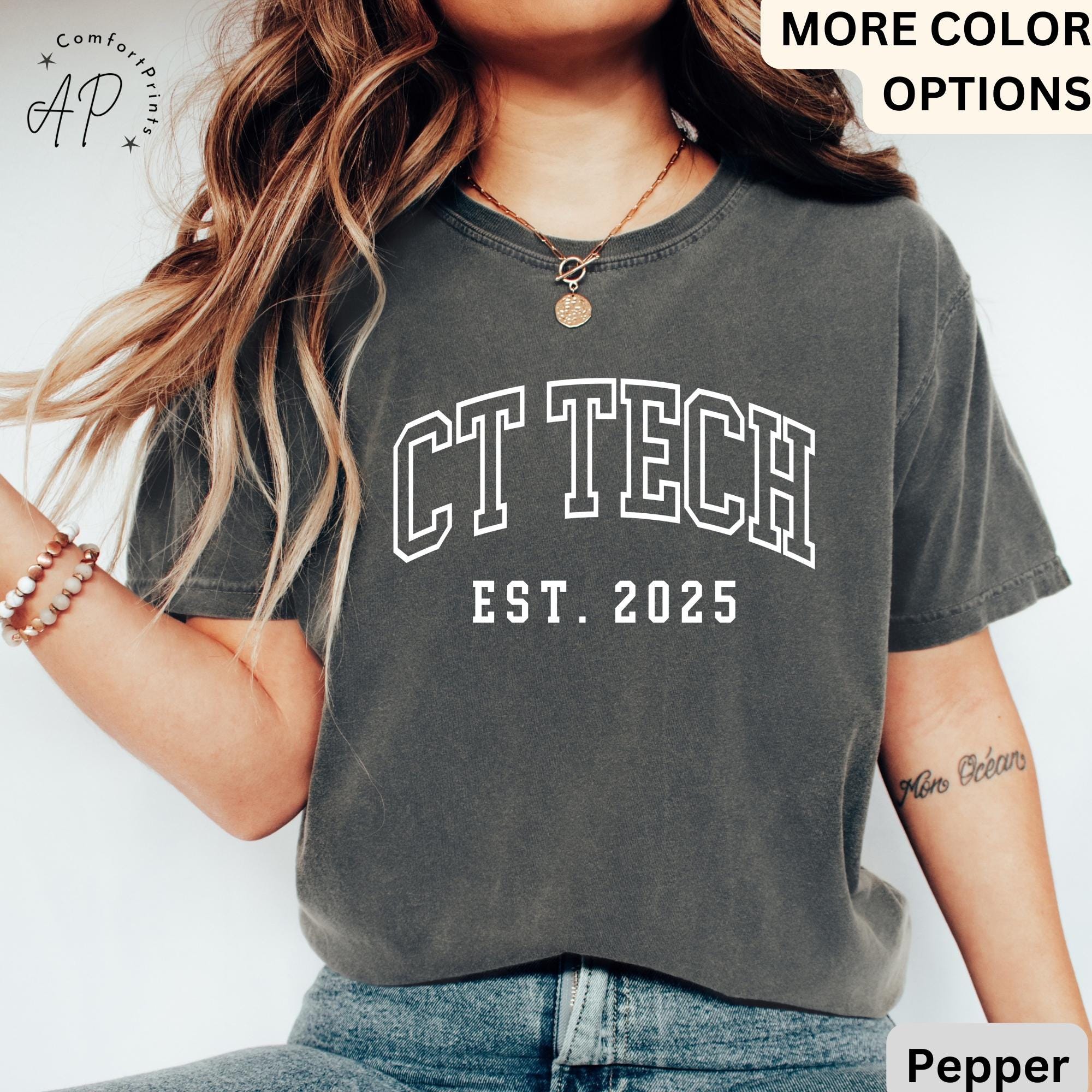 CT Technologist Comfort Colors® T-Shirt, CT Scan Technologist Shirt, Computed Tomography Tee, CAT Scan Tech